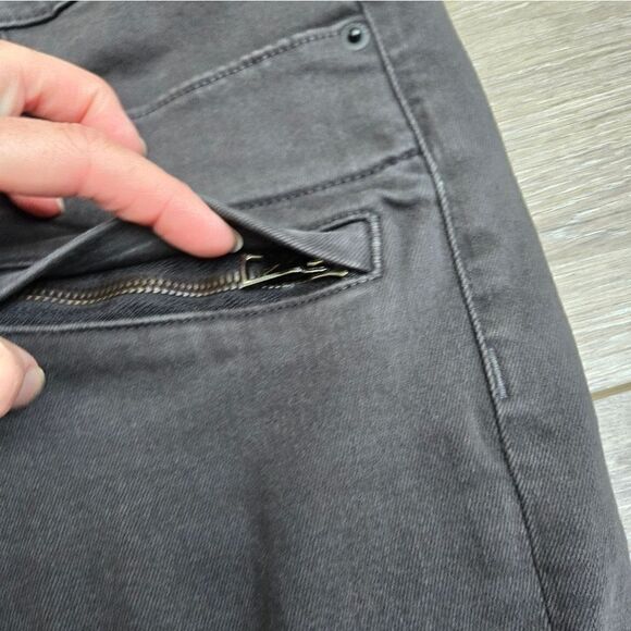 Hudson Colby Ankle Moto Skinny Cargo black stretch size 32 - Picture 7 of 11